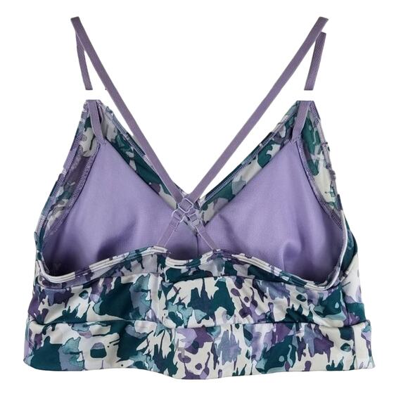Joy Lab Purple Lavender Teal Colors No Underwire Women's Sport Bra XL - Picture 2 of 4